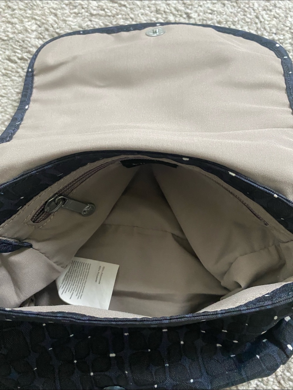 Kipling Black and White Crossbody Bag - Picture 7 of 9